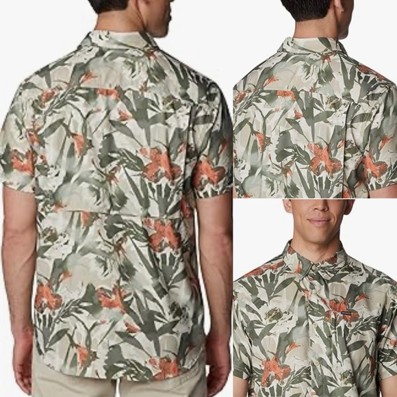 Columbia Men's Silver Ridge Utility Lite, Ancient Fossil Floriculture, 4X Big - Picture 4 of 16